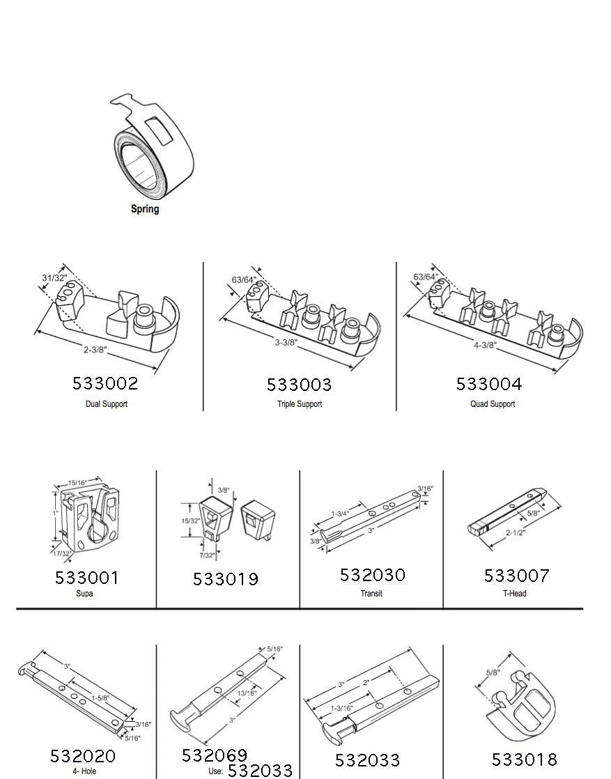Coil Spring, 1/2 Constant Force 3.5 Pound 1 inch Pocket