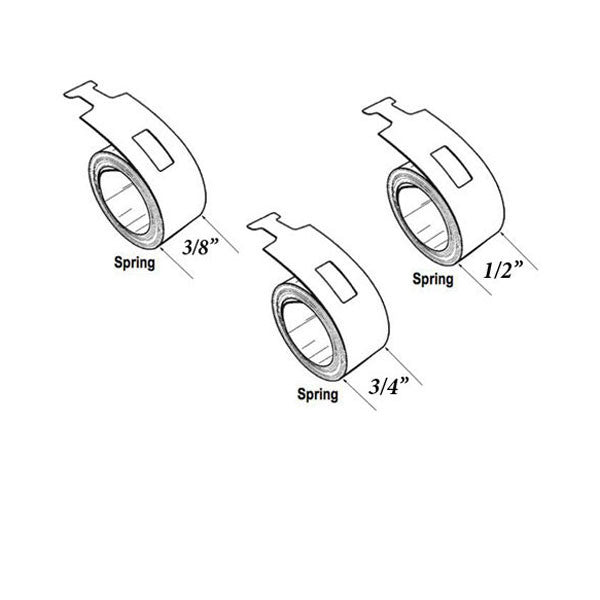 Coil Spring 1/2 inch Constant Force, 6.5 pound 1-1/4 Universal