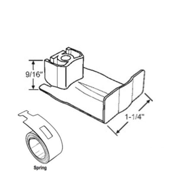 Support Cover, Single Coil Spring 1/1-4 Pocket - White