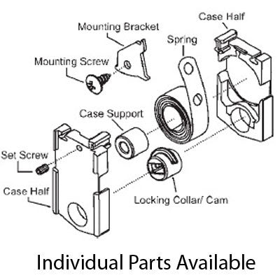 Roller Tilt, Constant Force Balance, Single Coil, Tie-In Cam