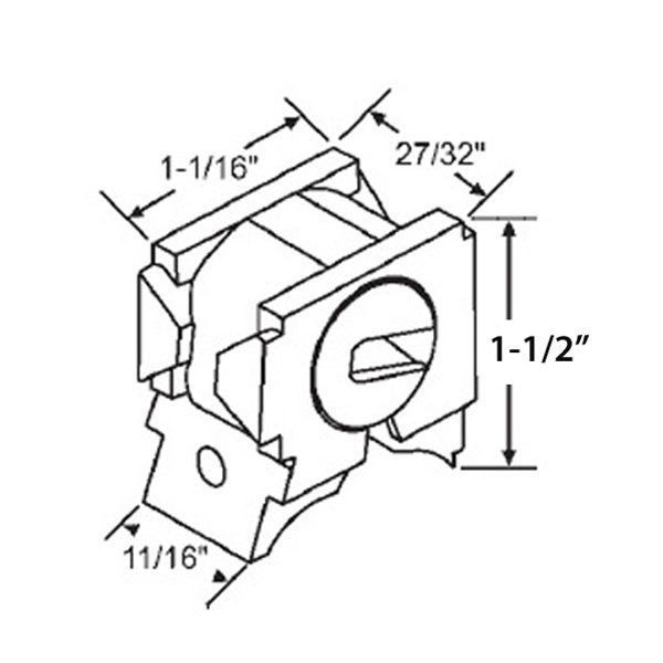 Certainteed Pivot Lock Shoe, w/ Tabs