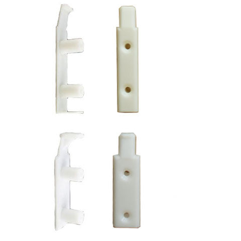 Cover Clip, Detent Double Coil - White