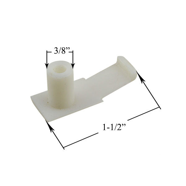 Cover Clip, Single Coil, Old Style - White *DISCONTINUED*