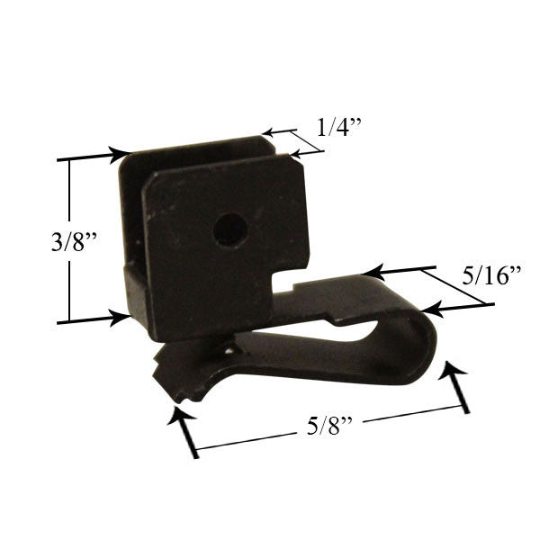 Carrier Bracket for 75 series Tube Spiral Balance - Black