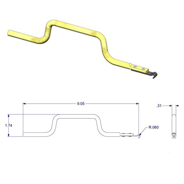 Sash Tensioning Balance Tool - Double Hook