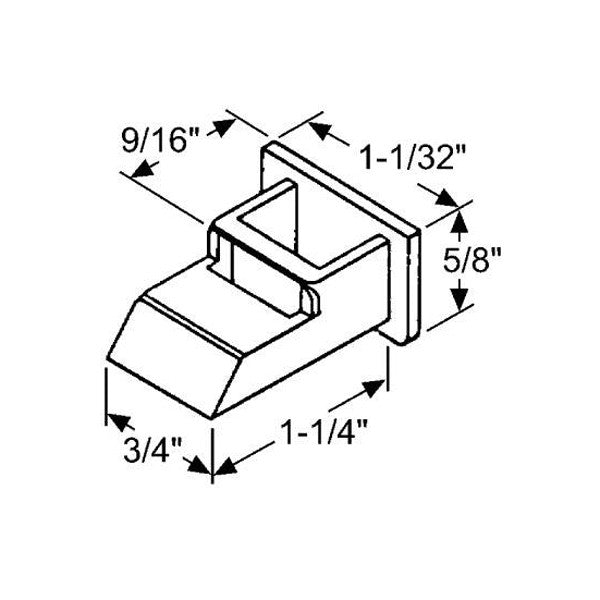 Top Sash Guide - White
