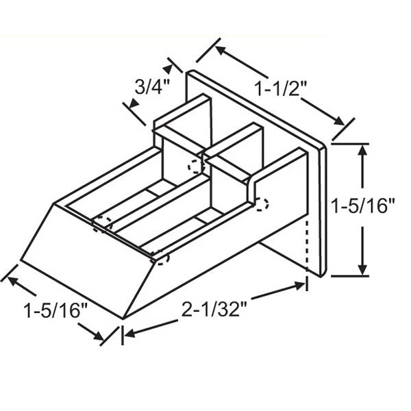 Sash Cam for Double Hung Commercial Window Channel Balance