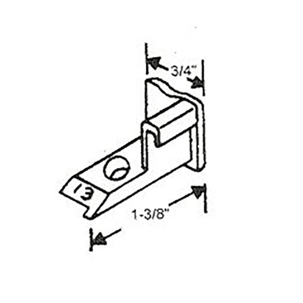 Top Sash Guide / Cam, Air Master, Left and Right Set