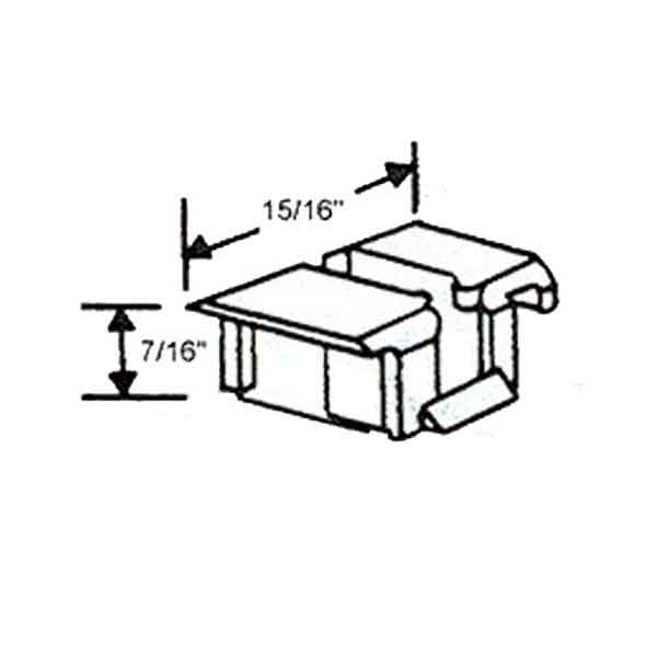 Top Sash Guide, Left/Right Hand - Pair