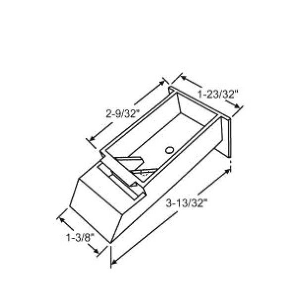 Top Sash Cam, Residential or Commercial Window - Black