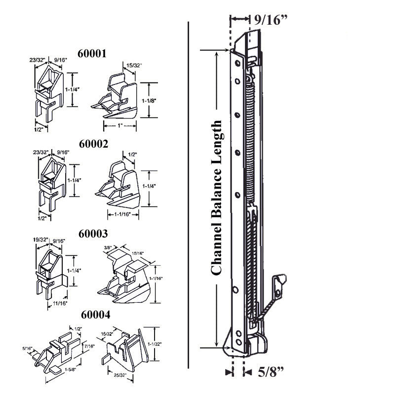 Top Shoe Bracket for Channel Balance - 538103