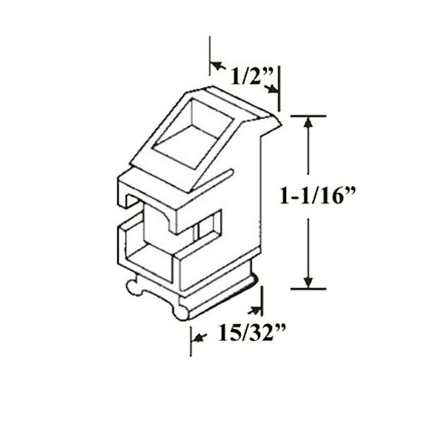 Acorn 60 Series Top Shoe Bracket for Channel Balance