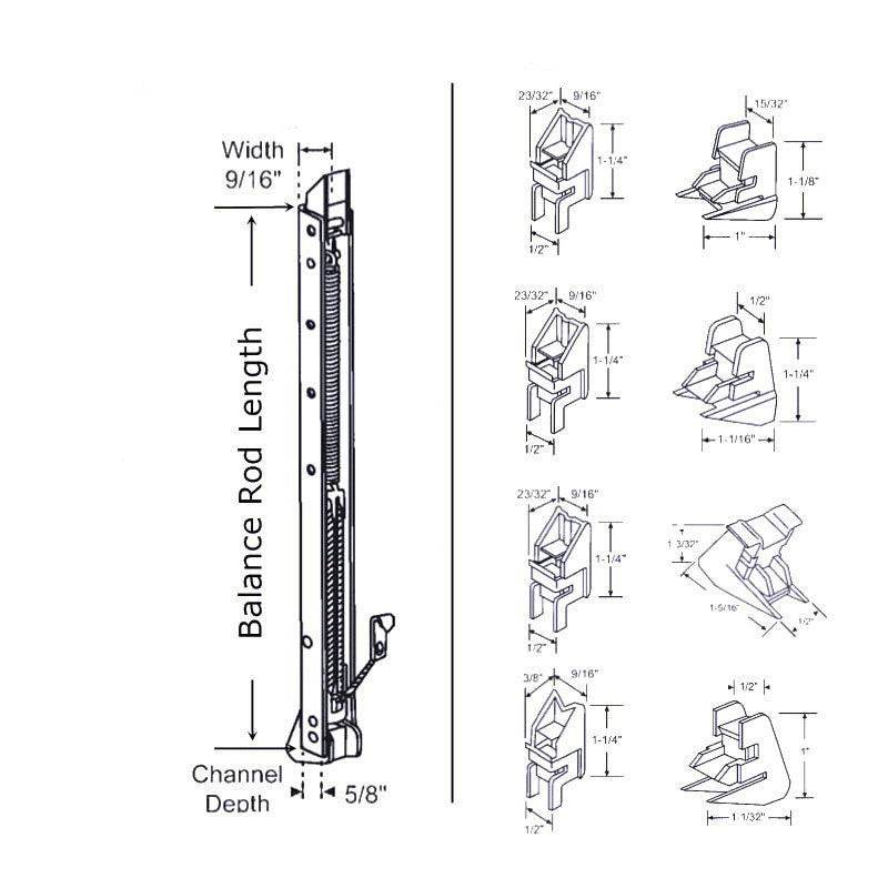 Bracket Shoe, Bottom, Channel Balance