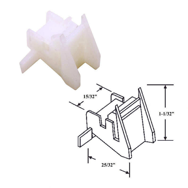 Bottom Shoe Bracket for Channel Balance - 538362
