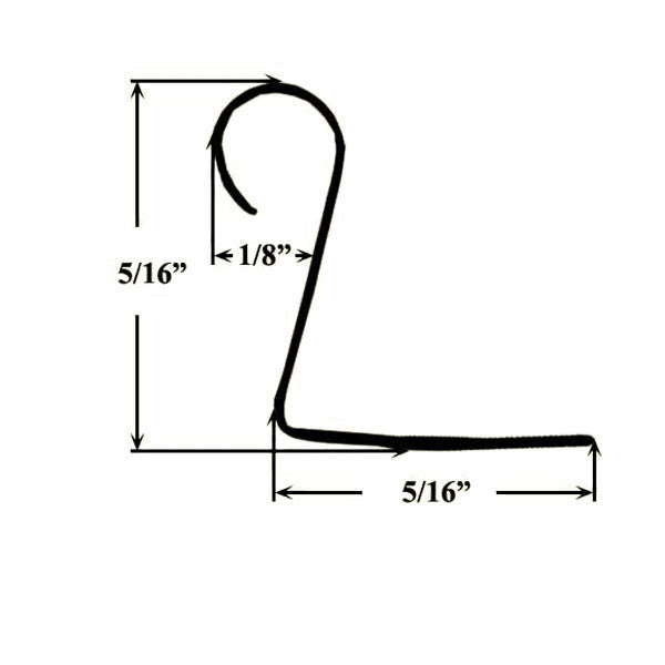 Seal Rite Window Flat Base Grille / Grid Clip- 10 Pack