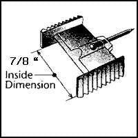 Window Grille/ Grid Parts: 7/8 inch, Sliding Grille Clip, Needle