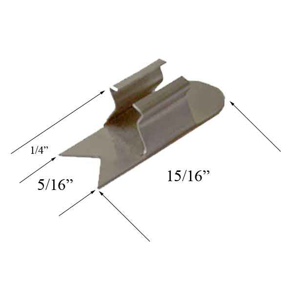 Andersen Grid / Grille Clip - Metal, Snap Fit