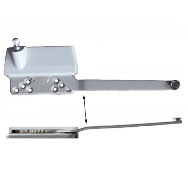 Truth Traditional 7-1/2" Straight Offset Arm, Metal Stainless Steel Roller, Left Hand