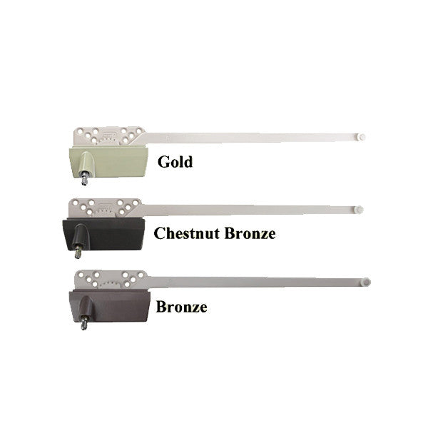 Discontinued Old Style Right Hand 13-1/2 Inch Straight Arm Casement Operator - White