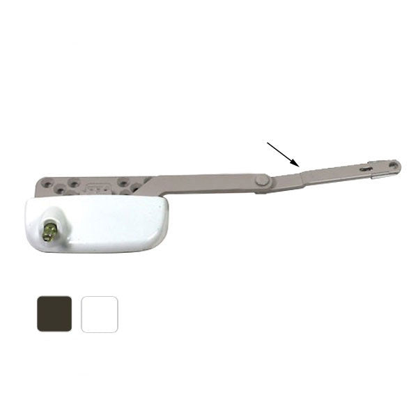 Truth Ellipse Split Arm Casement Operator, 1/4" Offset Link, Left Hand