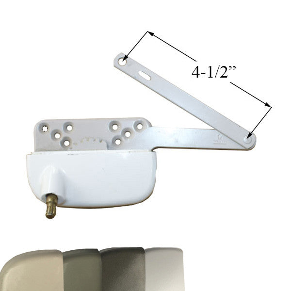 Truth Ellipse Split Arm Operator, 4-1/2" Straight Link, Left Hand