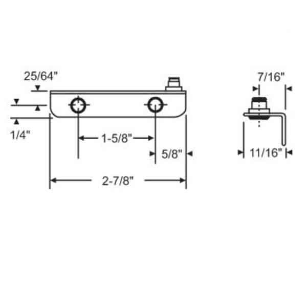 Truth Stud Bracket, Right Hand - E-Gard Finish