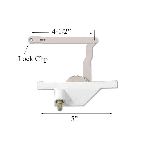Dyad Operator, Rear Mount, 5 inch Screw Hole Spacing, Right Hand as Shown