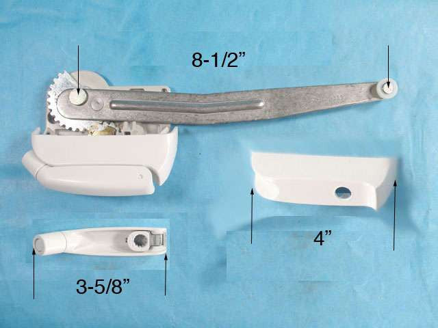 Ashland Operator Cover, Plastic, Right Hand - White