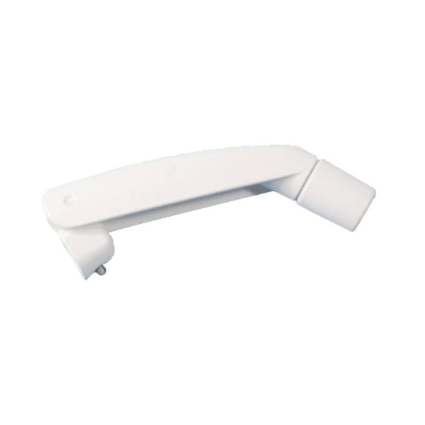 Ashland Folding Operator Handle, 11/32 Spline - White