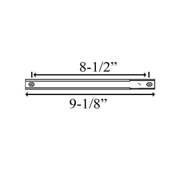 Track, 9-1/8 inch 2 Holes, Casement Operator