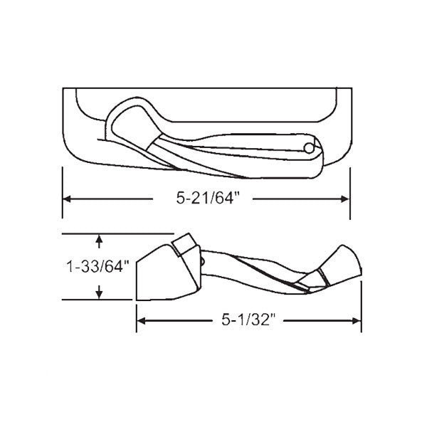 Truth Tango Folding Handle with Cover, Encore Operator, Left Hand