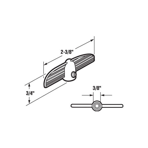 Universal Operator T-Handle - White