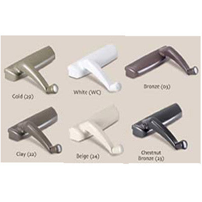 Casement Sash Lock, 2-3/8 Inch Holes C-C, Right