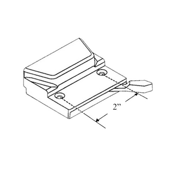 Truth Sash Lock, With Pin - Tie Bar Application - Bronze