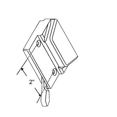 Truth Sash Lock, With Pin - Tie Bar Application - Bronze