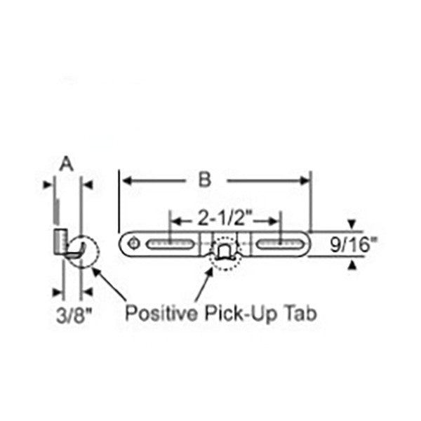Truth 31384 Keeper, Flat Base, with .373 Positive Pick-Up Tab