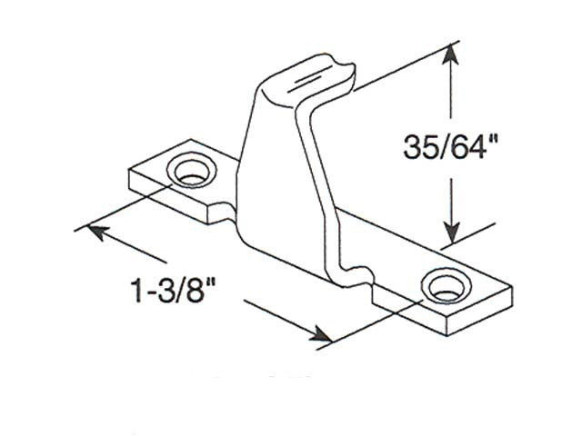Keeper, E-gard Finish, Truth Sash Lock - E-Gard Finish