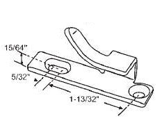 Truth Strike / Keeper for Casement Windows, Right Hand