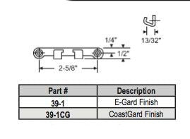 Sash Hook Bracket For Dual Arm Awning Operator, Truth 20008