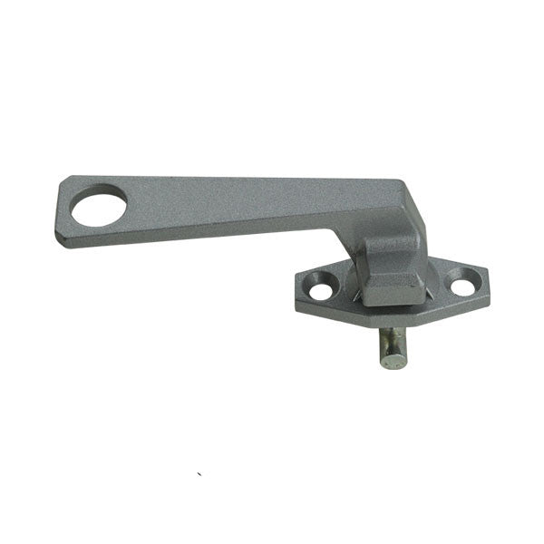 Pole-Operated Cam Handle with 12.7mm Concealed Pawl in Aluminum Finish - Choose Handing