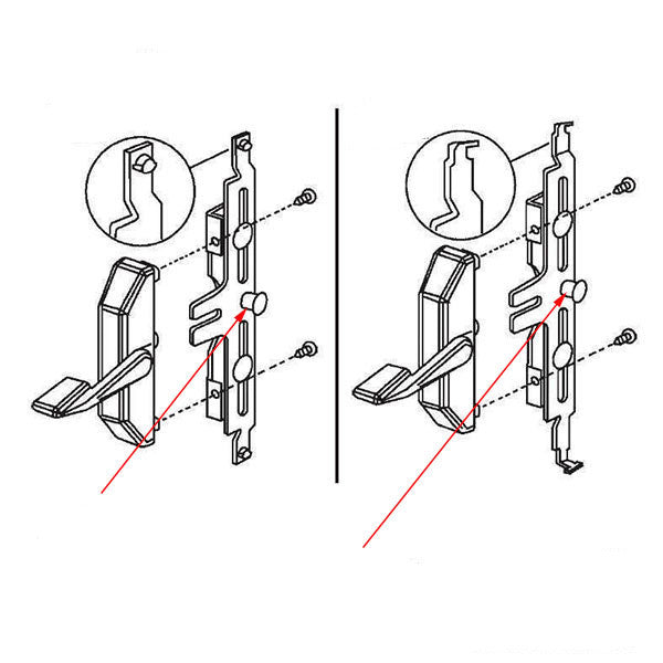 Truth Mounting Bracket - 40538 Cone / Tapered Rivet - 556066-YDI