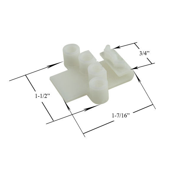 Guide, Adjustable Tie Bar, Casement - White - 556076