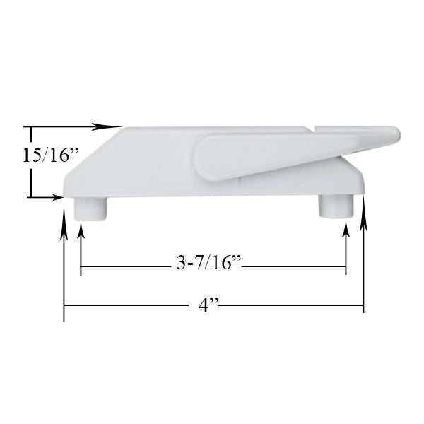 Multi-Point Sash Lock Cover and Handle, Left Hand