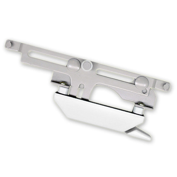 RH Multi-Point Sash Lock with Bracket & Tapered Nylon Rivet Sleeve For Tie Bar Applications - White