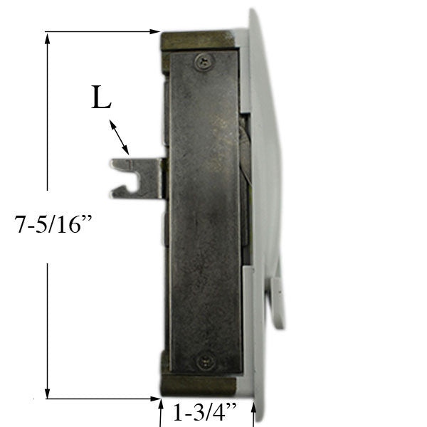 Casement Window, Heavy Duty Sash Lock - White