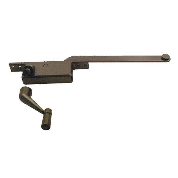 Casement Window Operator, 8" Arm, Left Hand, Square Body, Steel Casement