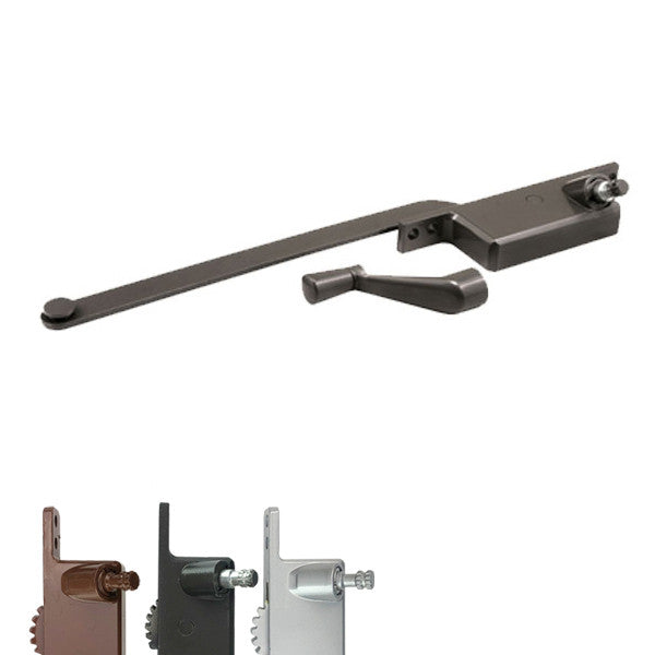 Casement Window Operator, 9" Arm, Right Hand, Square Body, Steel Casement