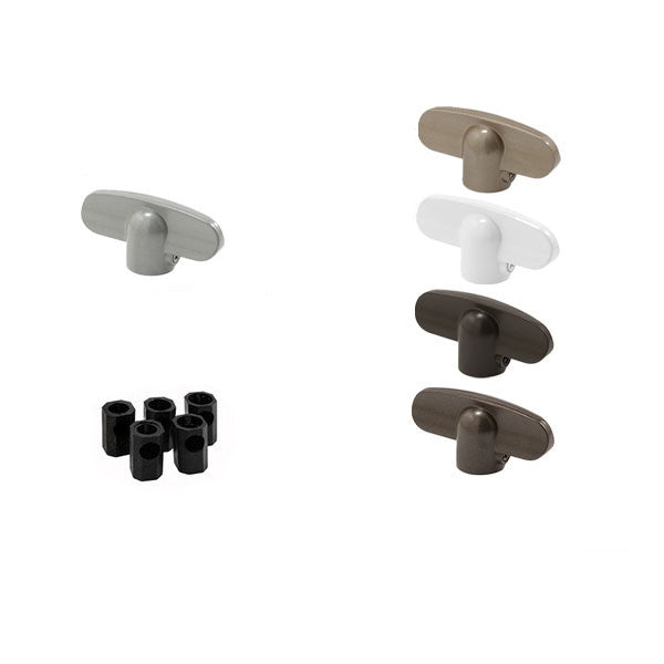 Casement Window Operator Universal Tee Handle, Diecast Zinc -