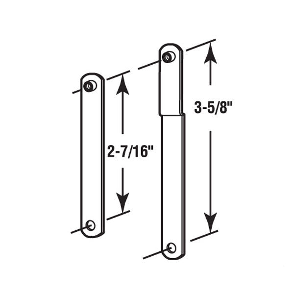 Universal Jalousie/Louver Link Assortment, Steel
