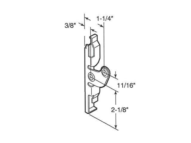 Clip, Louver/Jalousie Window Glass 11/16 - 2 Pack *DISCONTINUED*